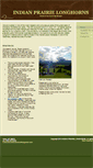 Mobile Screenshot of indianprairielonghorns.com